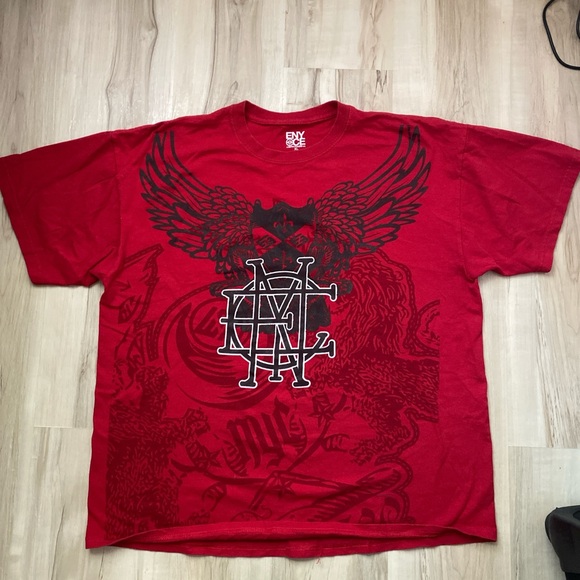 Enyce Other - Enyce Red Short Sleeve Tee Graphic Shirt